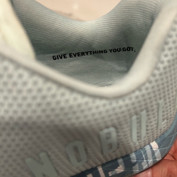 NOBULL SuperFabric Crossfit Trainer Shoes Sneakers Light Blue Women's US 7 - Picture 8 of 9